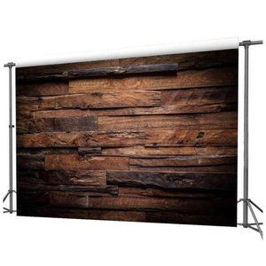 Brown Lumbar Wood Background Rustic Wooden Backdrop 7x5 feet Wedding Party Decor